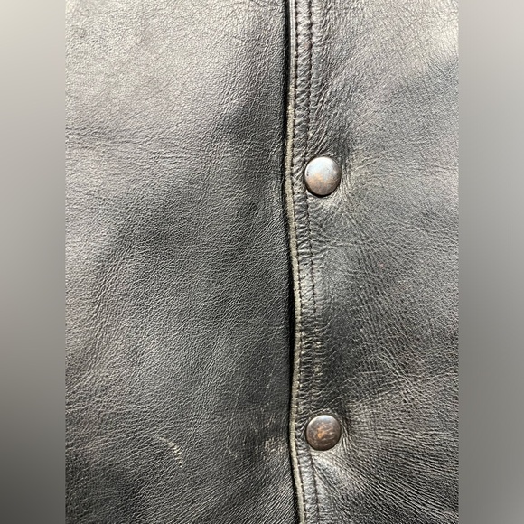 Bonus/Harley Davidson leather vest size 50 - Picture 5 of 14